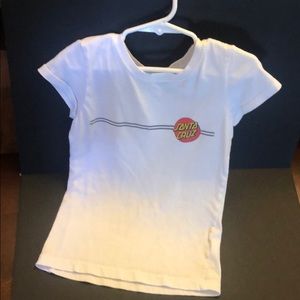 White kids cotton top